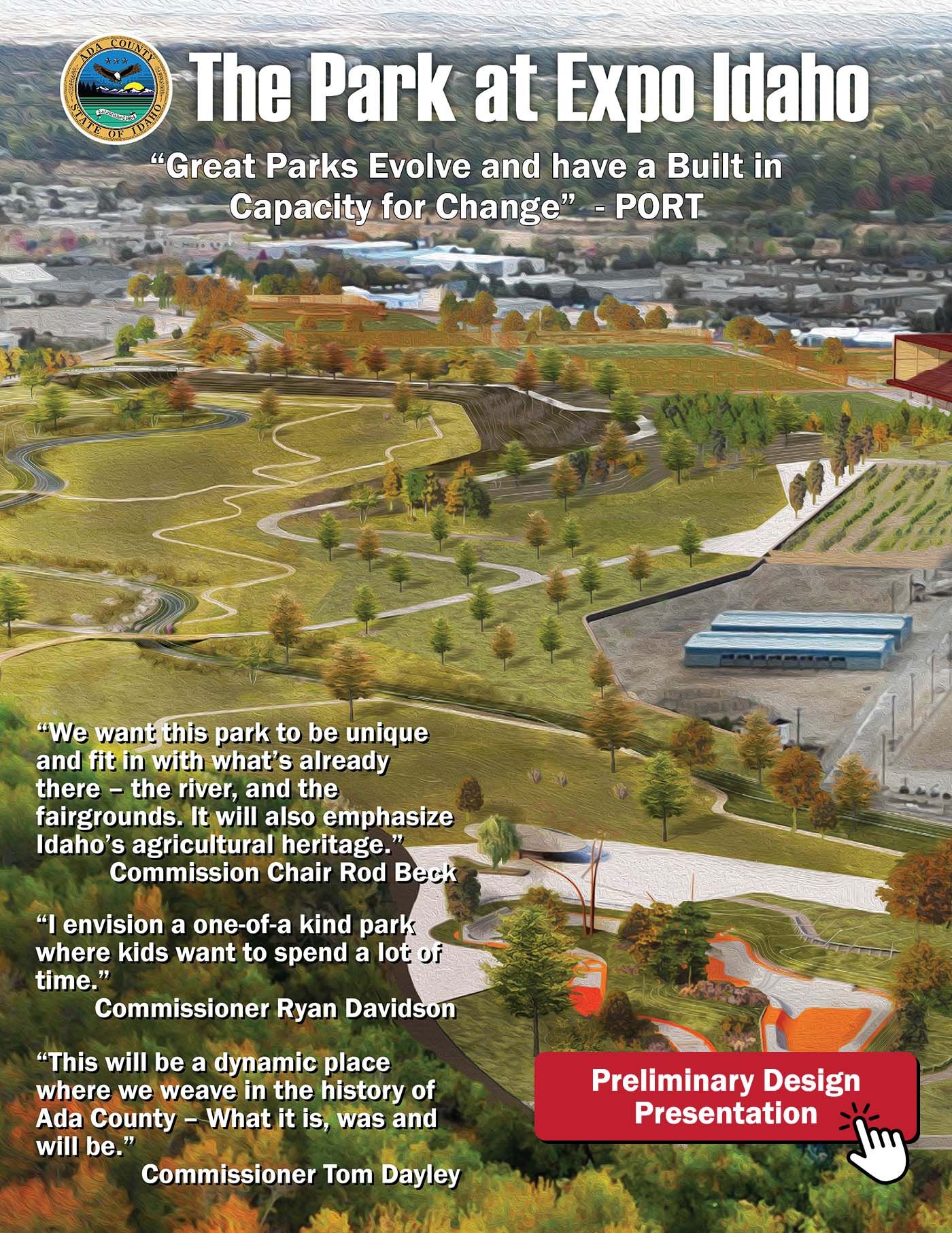 Quotes from commissioners about The Park at Expo Idaho project