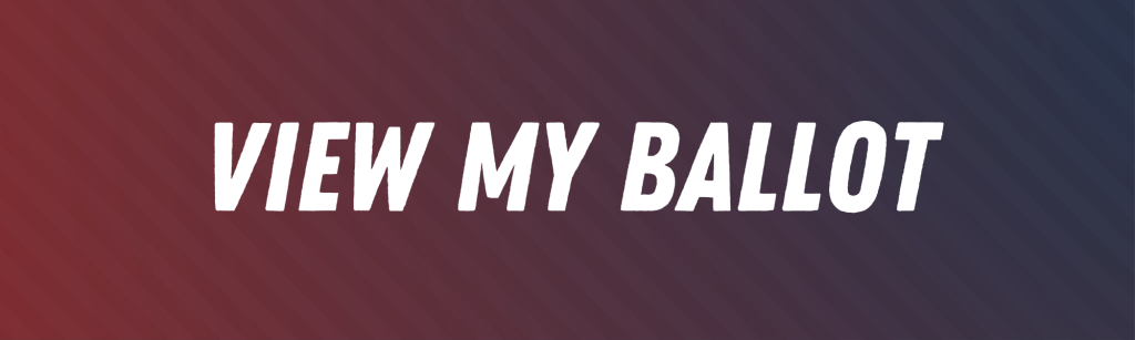 view my ballot banner with gradient background