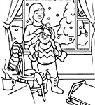 Page 3 of kids for coloring book