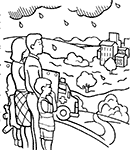 Page 4 of kids for coloring book