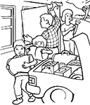 Page 5 of kids for coloring book