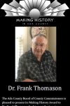 Making History Award 2019 Frank Thomason