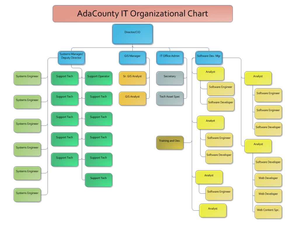 Organization Chart Information Technology