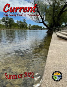 Boise river newsletter cover of the Boise river.