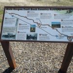 Main Oregon Trail Back Country Byway informational sign