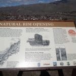 Natural Rim Opening informational sign