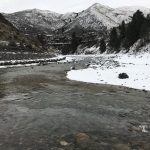 winter stream near lucky peak