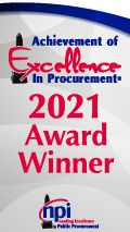 2021 Achievement of Excellence in Procurement Award Winner