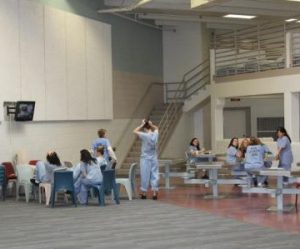 Jail meal area