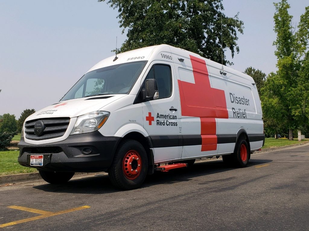 American Red Cross Van