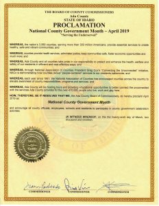 National County Government Month Proclamation