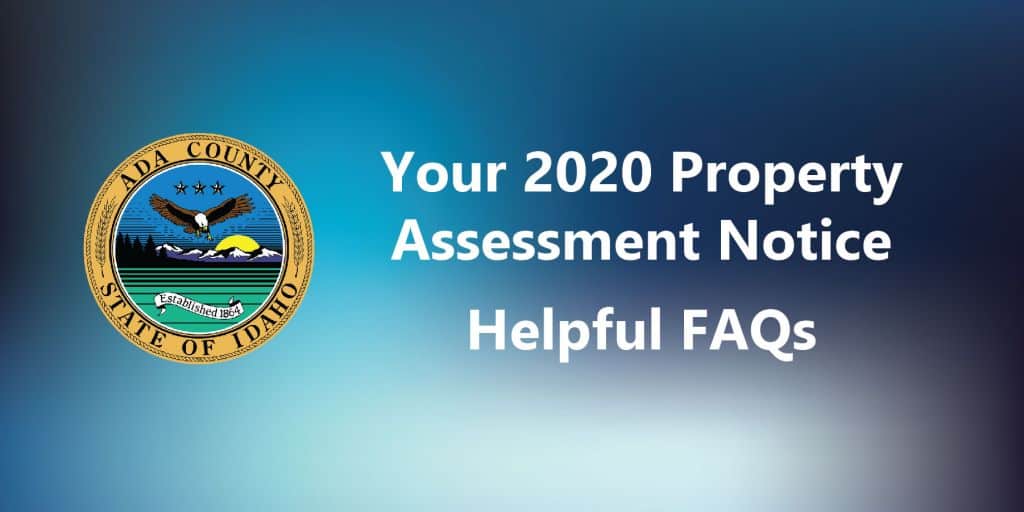 Helpful FAQs for assessment notice