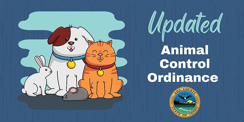 Updated Ada County Animal Control Ordinance