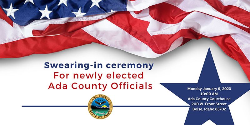 Swearing-in ceremony for newly elected Ada County Officials